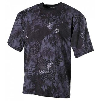 MFH maskáčové tričko vzor snake black, 170g/m2