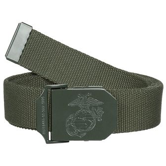 MFH Opasok USMC Web Belt, OD zelená, cca 3,5 cm