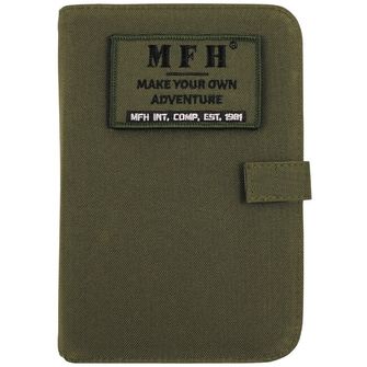 MFH Puzdro so zápisníkom A6, OD green