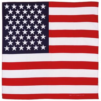 MFH Šatka, vlajka USA, cca 55 x 55 cm, bavlna
