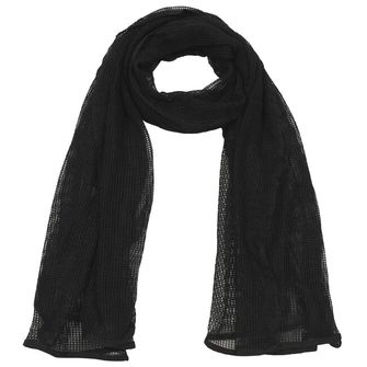 MFH Sieťovaný šál, čierna, cca 190 x 90 cm