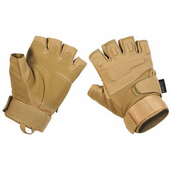 MFH Tactical rukavice bez prstov 1/2, coyote