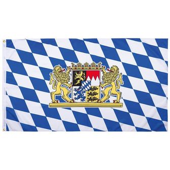 MFH Vlajka Bavorsko s levom, polyester, 90 x 150 cm