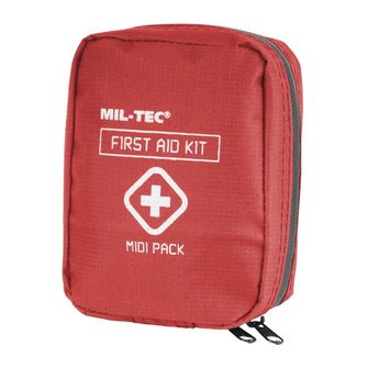 Mil-tec lekárnička First Aid Kit Midi, červená