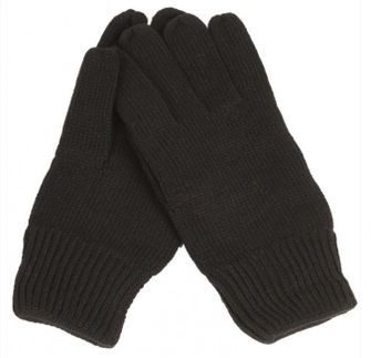 Mil-Tec pletené rukavice, čierne