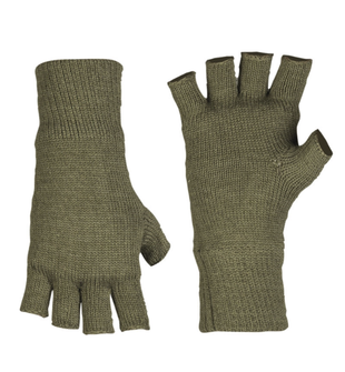 Mil-tec rukavice Thinsulate™ pletené bez prstov, olivové