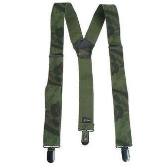 Mil-tec traky na nohavice clip, woodland