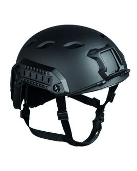 Mil-tec US helma výsadkár Fast W/Rail, čierna