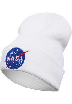 NASA Beanie Insignia zimná čiapka, biela