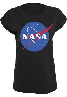 NASA dámske tričko Insignia, čierne