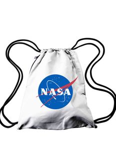 NASA Gym športový batoh, biely