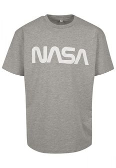 NASA pánske tričko Heavy Oversized, sivé