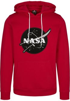 NASA Southpole Insignia Logo pánska mikina s kapucňou, červená