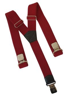 Natur traky na nohavice clip, červené