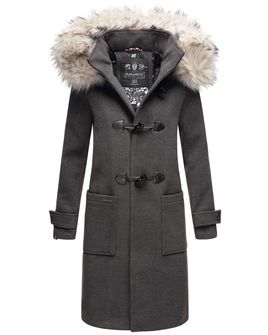 Navahoo OKSANA Dámsky zimný kabát s kapucňou, anthracit