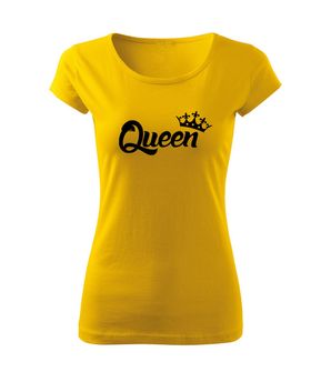 DRAGOWA dámske tričko queen, žltá 150g/m2