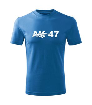DRAGOWA Detské krátke tričko AK-47, modrá