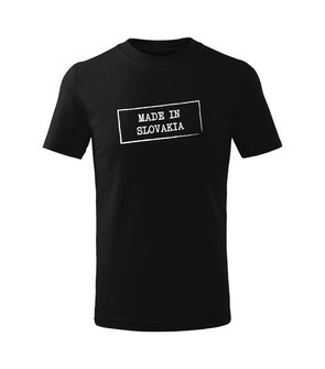 DRAGOWA Detské krátke tričko Made in Slovakia, čierna