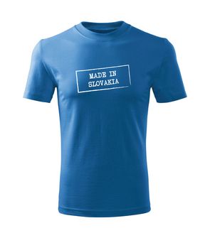 DRAGOWA Detské krátke tričko Made in Slovakia, modrá