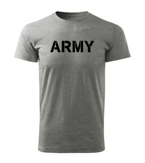 DRAGOWA krátke tričko Army , sivá 160g/m2