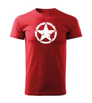 DRAGOWA krátke tričko star, červená 160g/m2