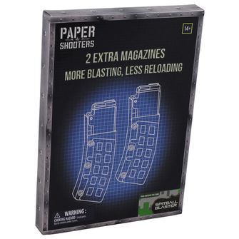 PAPER SHOOTERS Náhradné zásobníky do zbrane Paper Shooters Green Spit, 2 ks
