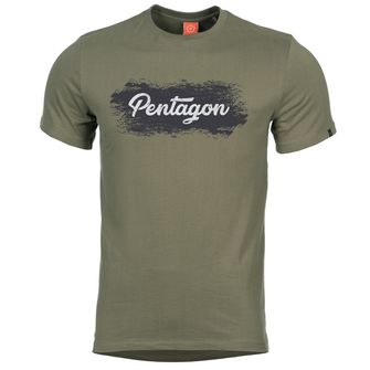 Pentagon Grunge tričko, olivové