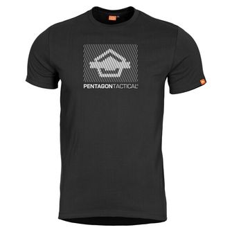 Pentagon Parallel tričko, čierne