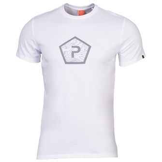 Pentagon Shape tričko, biele