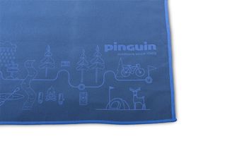 Pinguin uterák Micro towel Map 40 x 40 cm, modrá