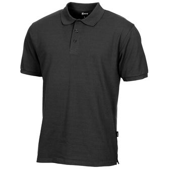 MFH Polo tričko s krátkym rukávom, čierna