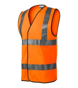 Rimeck HV Bright reflexno bezpečnostná vesta, fluorescenčná oranžová