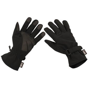 MFH Professional Softshell rukavice, čierna