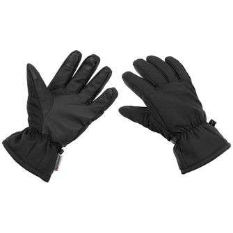 MFH Softshell rukavice s izoláciou 3M™ Thinsulate™, čierna