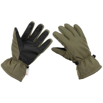 MFH Softshell rukavice s izoláciou 3M™ Thinsulate™, OD green