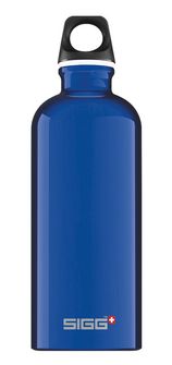 SIGG Traveller Hlíniková fľaša na pitie 0,6 l modrá