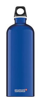 SIGG Traveller Hlíniková fľaša na pitie 1 l modrá