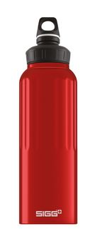 SIGG WMB Hlíniková fľaša na pitie 1,5 l červená