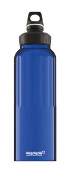 SIGG WMB Hlíniková fľaša na pitie 1,5 l tmavomodrá