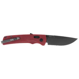 SOG Zatvárací nôž Flash AT - Garnet Red - Part Serr