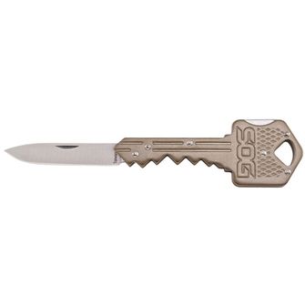 SOG Zatvárací nôž KEY - KNIFE - BRASS