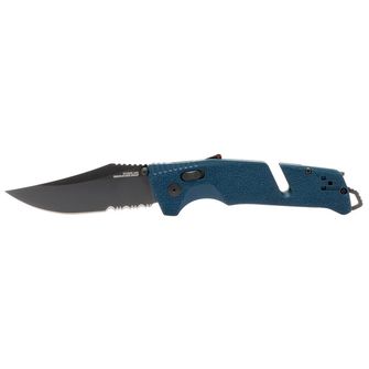 SOG Zatvárací nôž Trident AT - Uniform Blue - Partially Serrated