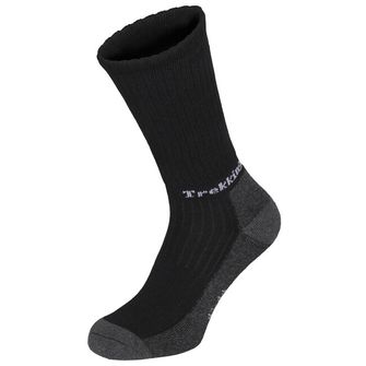 Fox Outdoor Turistické ponožky Lusen s froté podrážkou, čierna