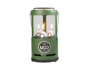 UCO Prenosný lampáš na 3 sviečky, zelený