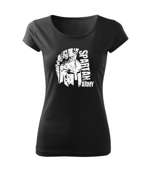 DRAGOWA dámske krátke tričko León, čierna 150g/m2