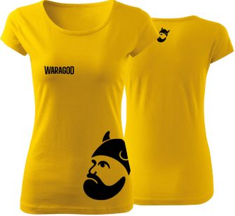 WARAGOD dámske tričko BIGMERCH, žltá 150g/m2