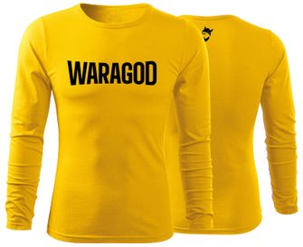 WARAGOD Fit-T tričko s dlhým rukávom FastMERCH, žltá 160g/m2