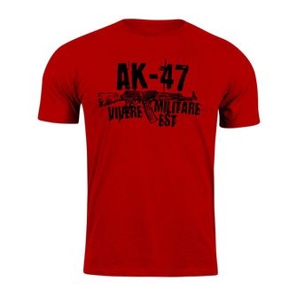 DRAGOWA krátke tričko Seneca AK-47, červená 160g/m2