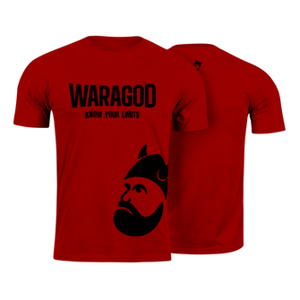 Waragod krátke tričko StrongMERCH, červená 160g/m2