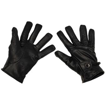 MFH kožené westernové rukavice, čierna